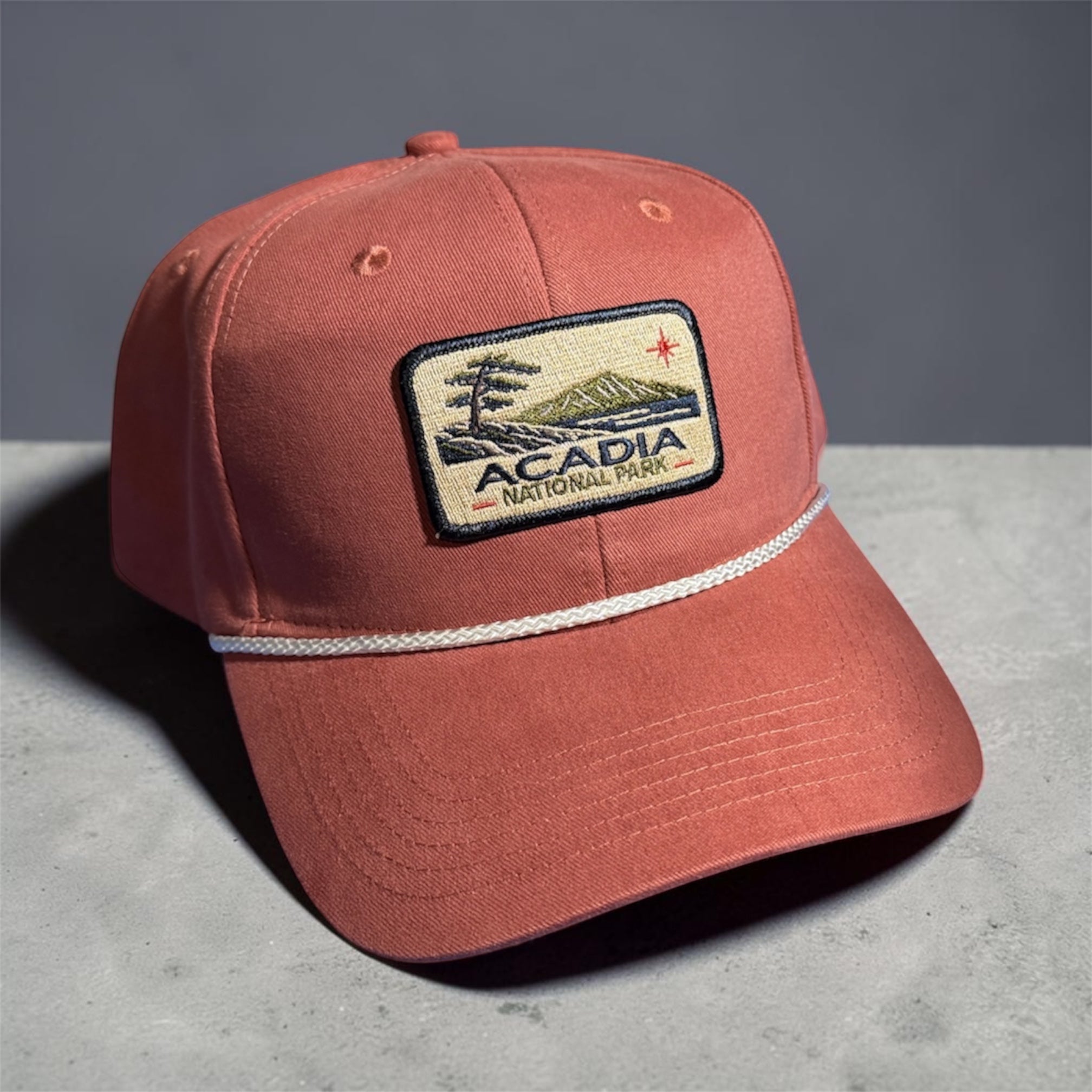 Acadia National Park Patch Rope Hat